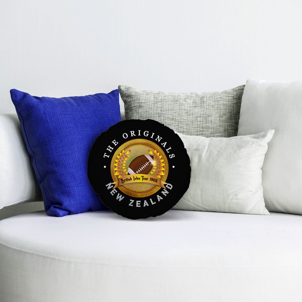 New Zealand Rugby Union Originals  - Legend Collection - Circle Cushion 14"