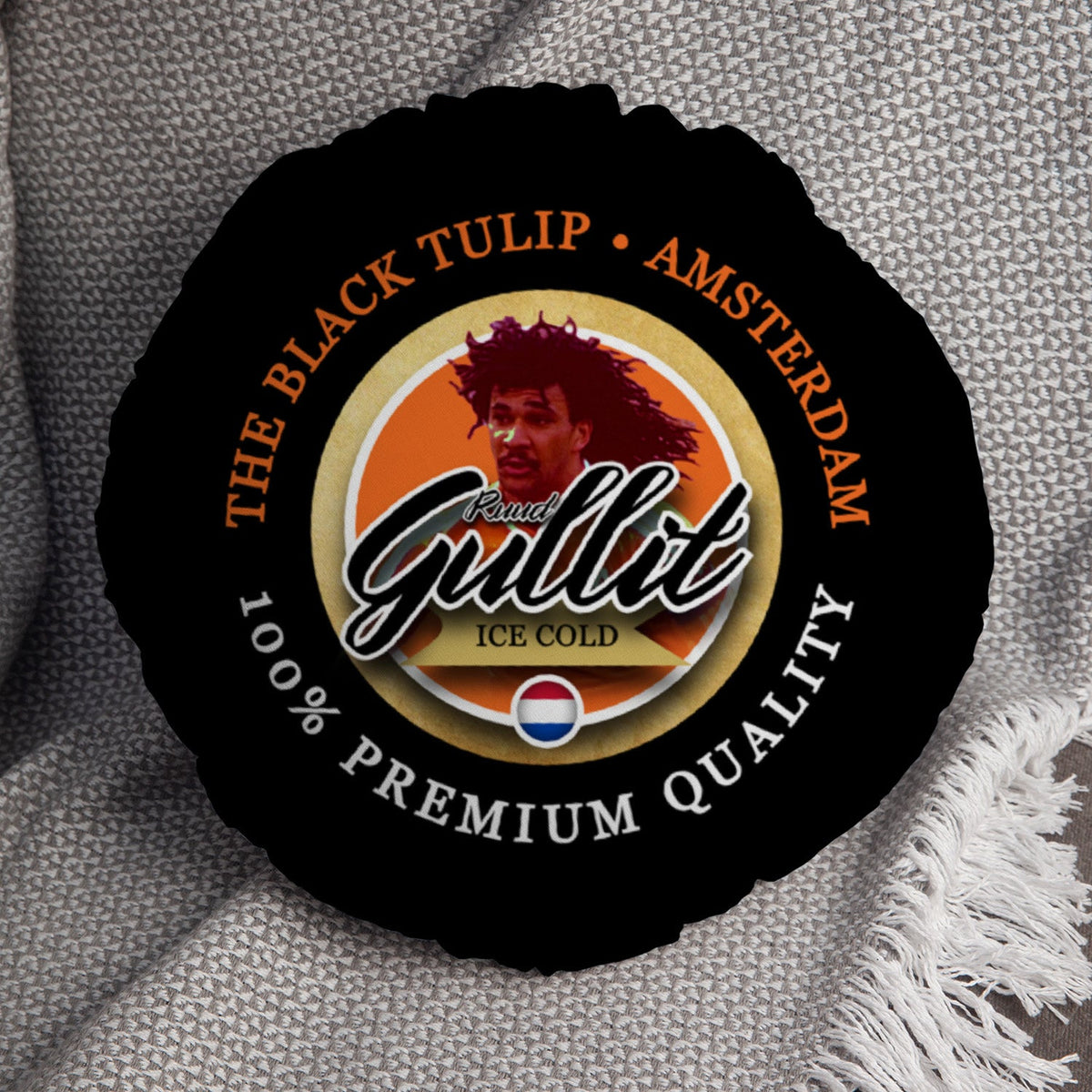 Netherlands Gullit Circle Cushion 14"