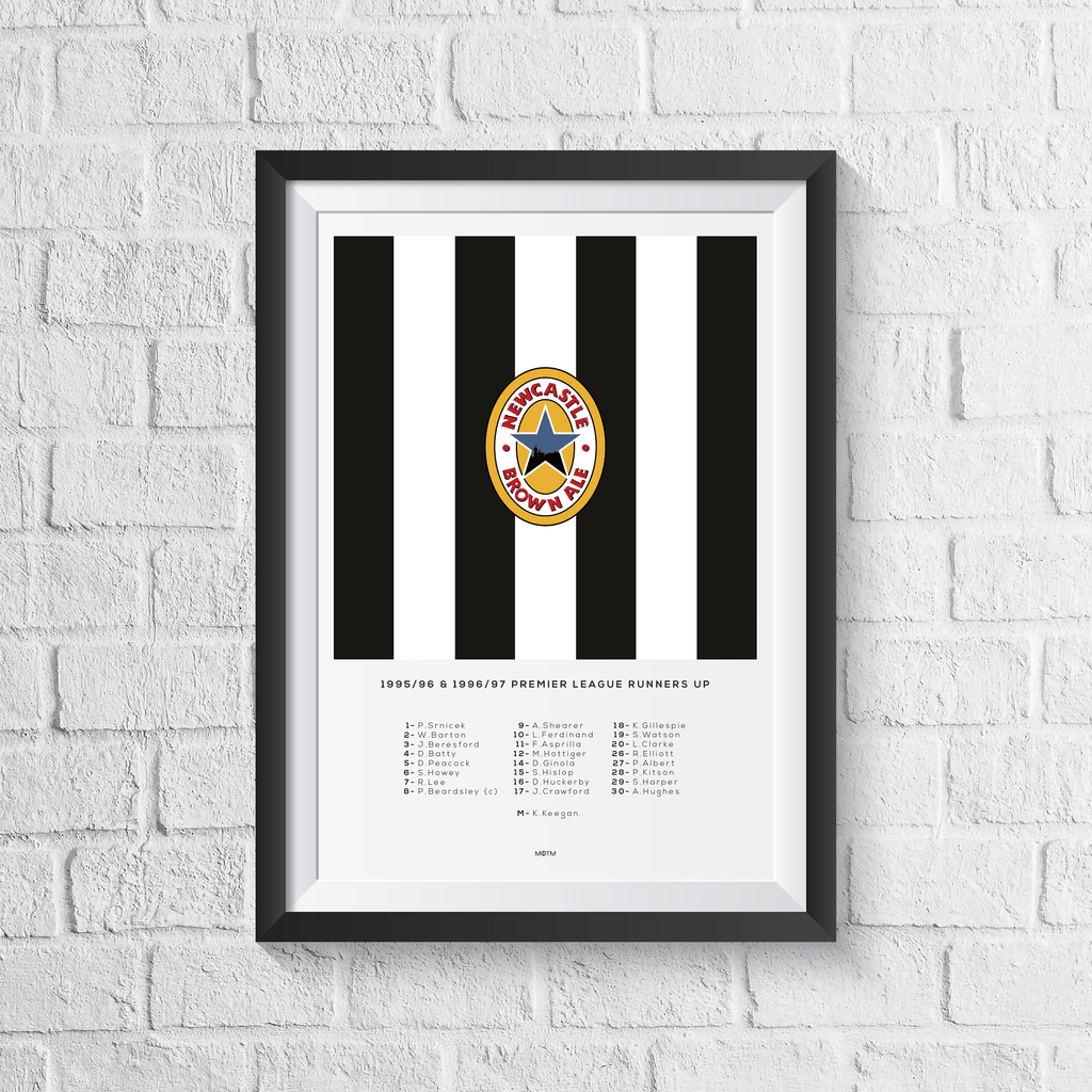 Newcastle 'The Entertainers' Squad Print