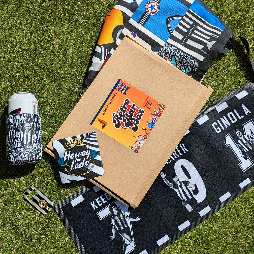 Newcastle Football BBQ Box Bundle | Retro Man-Cave Set