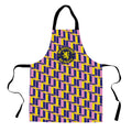 No Scotland No Party - Yellow & Pink Pattern - Water-Resistant Adults Apron