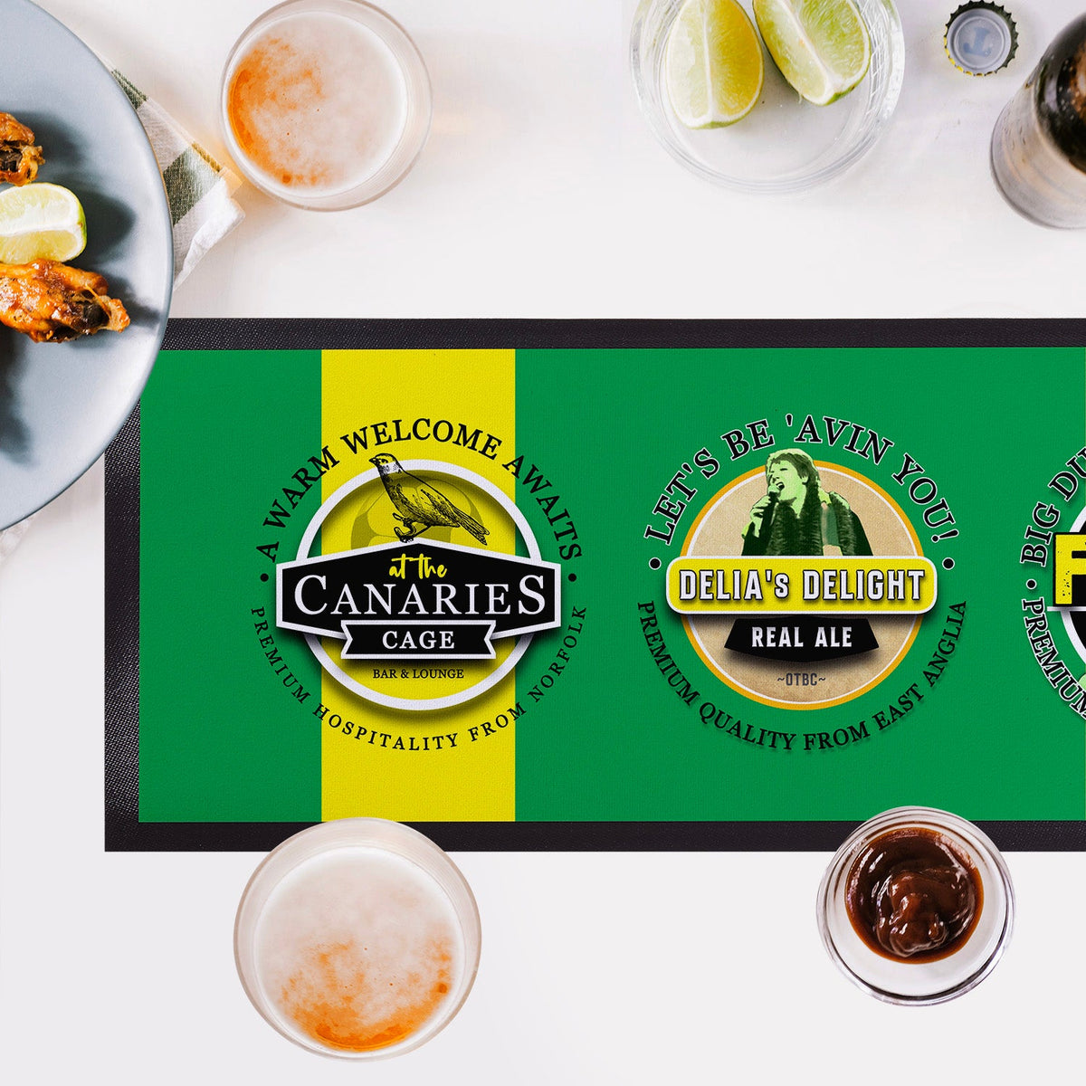 Norwich - Football Legends - Bar Runner