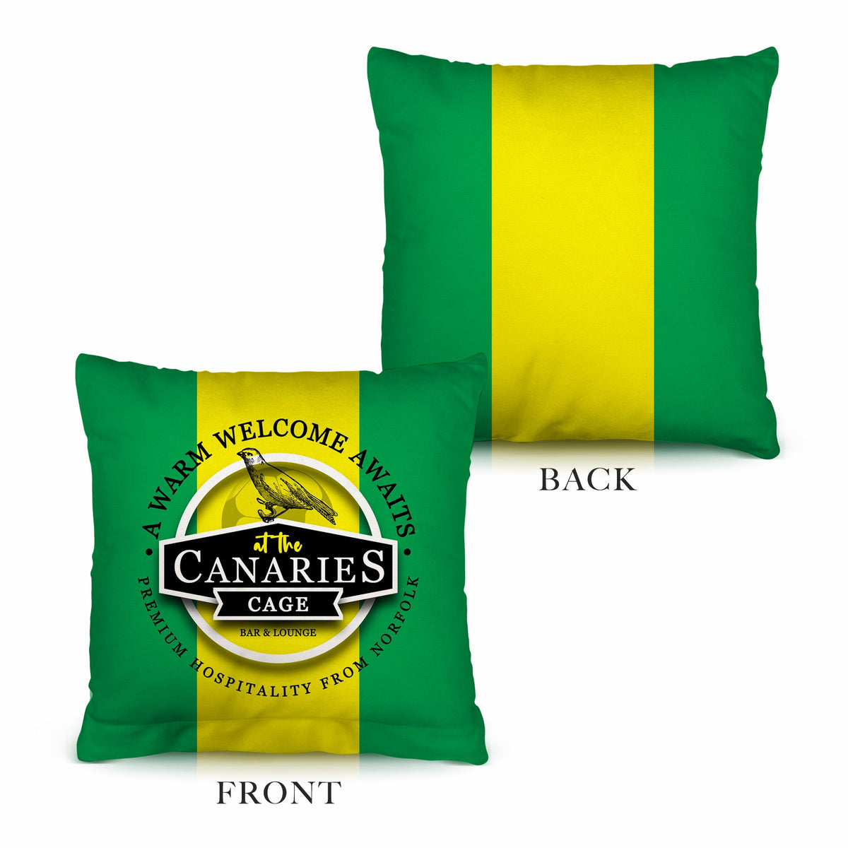 Norwich Canaries - Football Legends - Cushion 10"