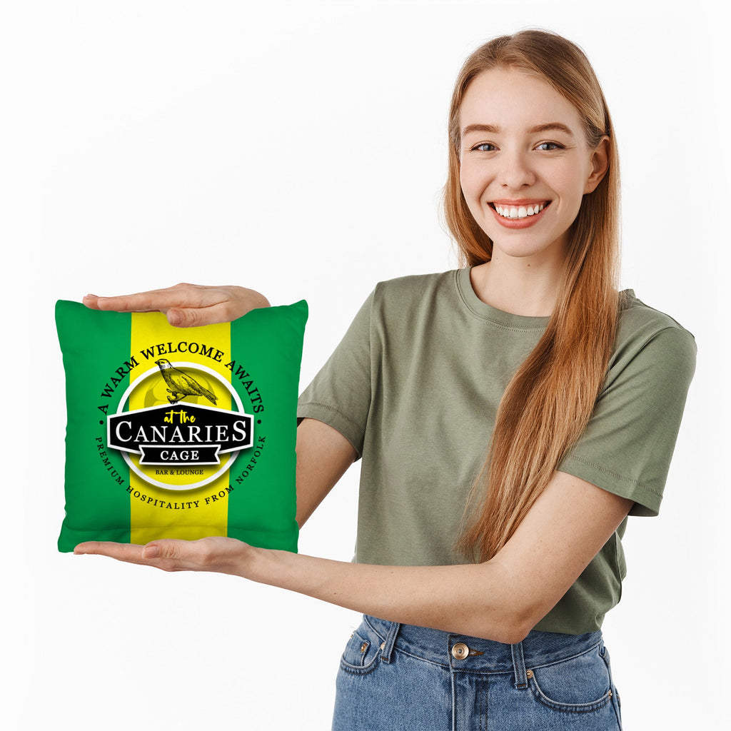 Norwich Canaries - Football Legends - Cushion 10"