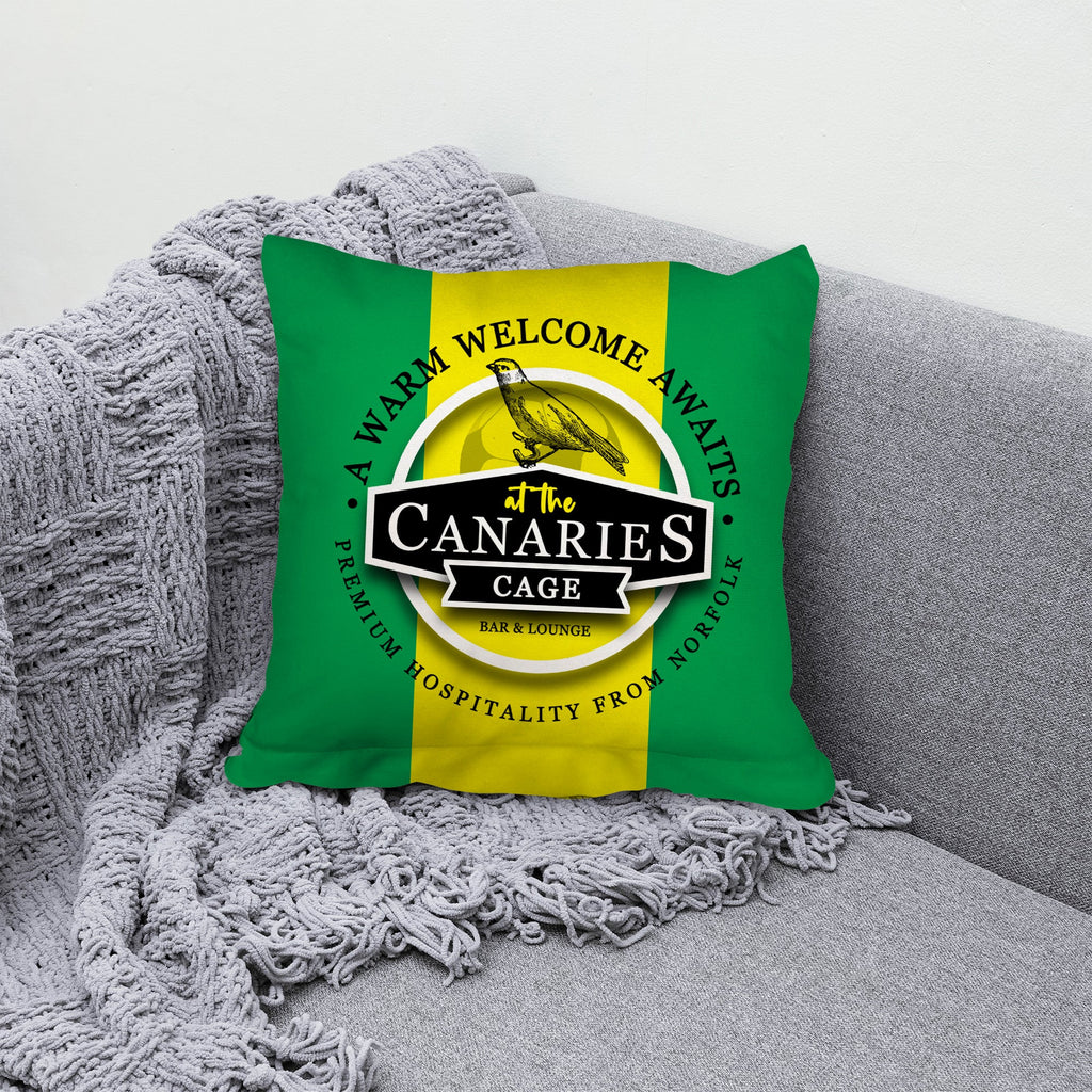 Norwich Canaries - Football Legends - Cushion 10"