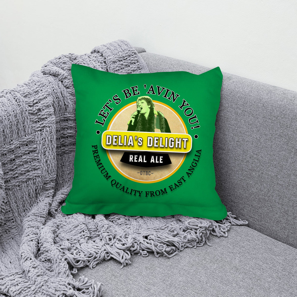 Norwich Delia Smith - Football Legends - Cushion 10"