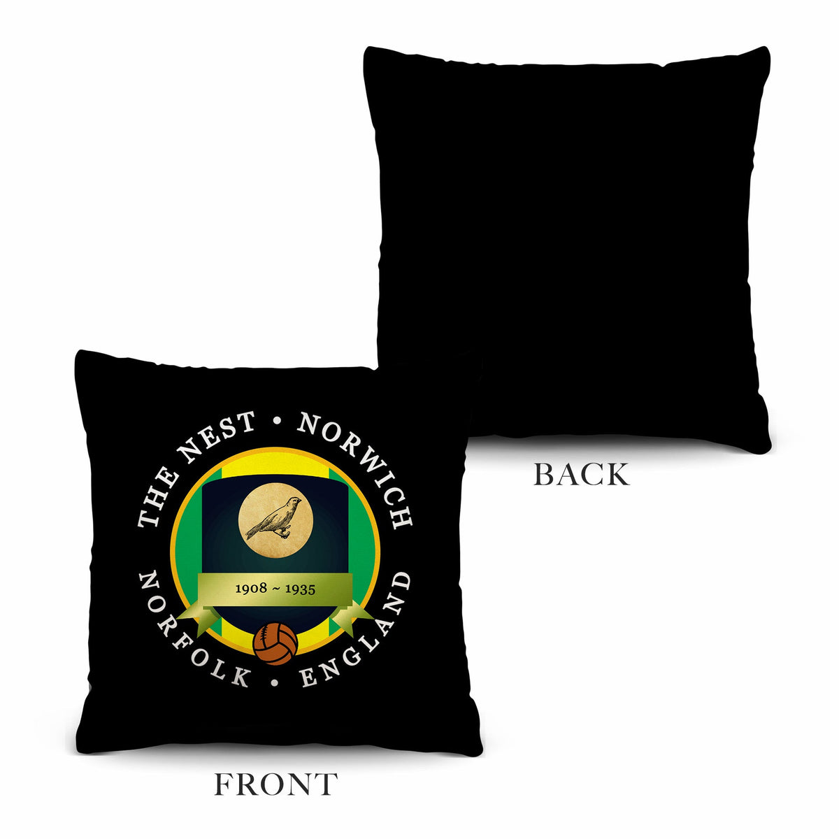 Norwich The Nest - Football Legends - Cushion 10"