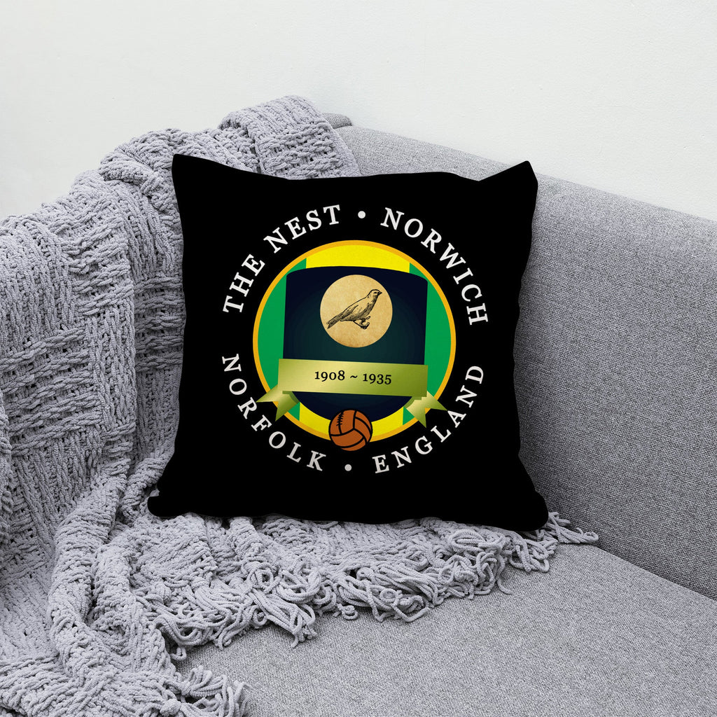 Norwich The Nest - Football Legends - Cushion 10"