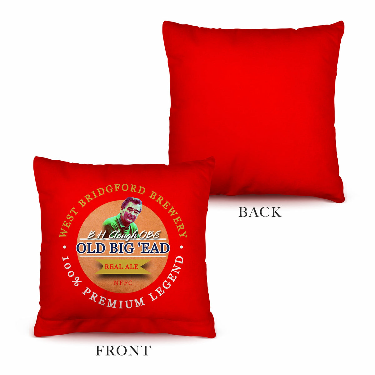 Nottingham Clough - Football Legends - Cushion 10"