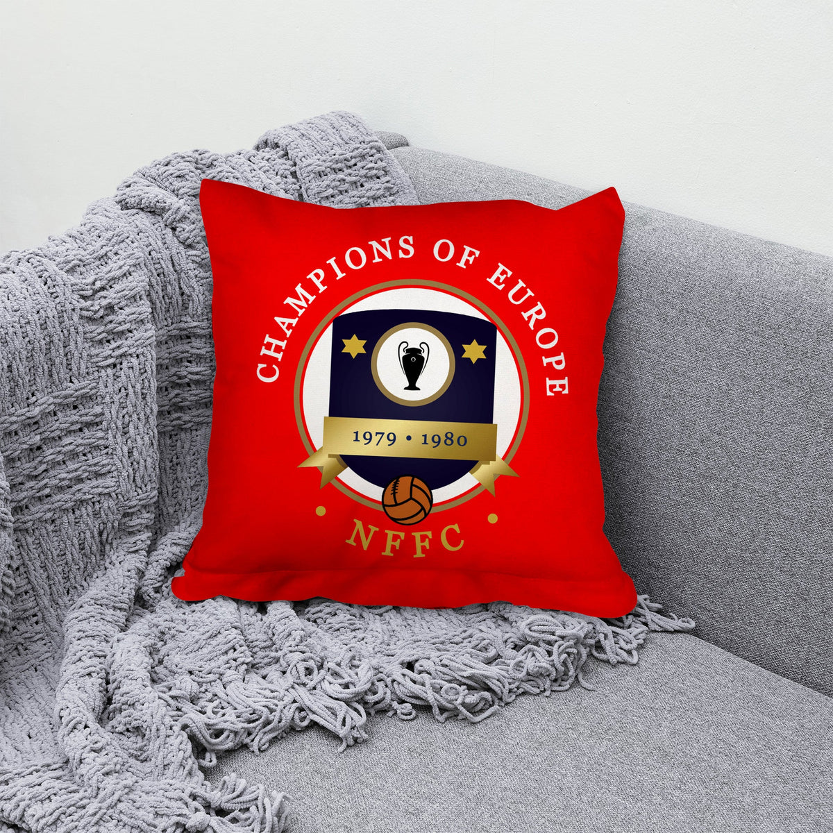 Nottingham European Cup - Football Legends - Cushion 10"