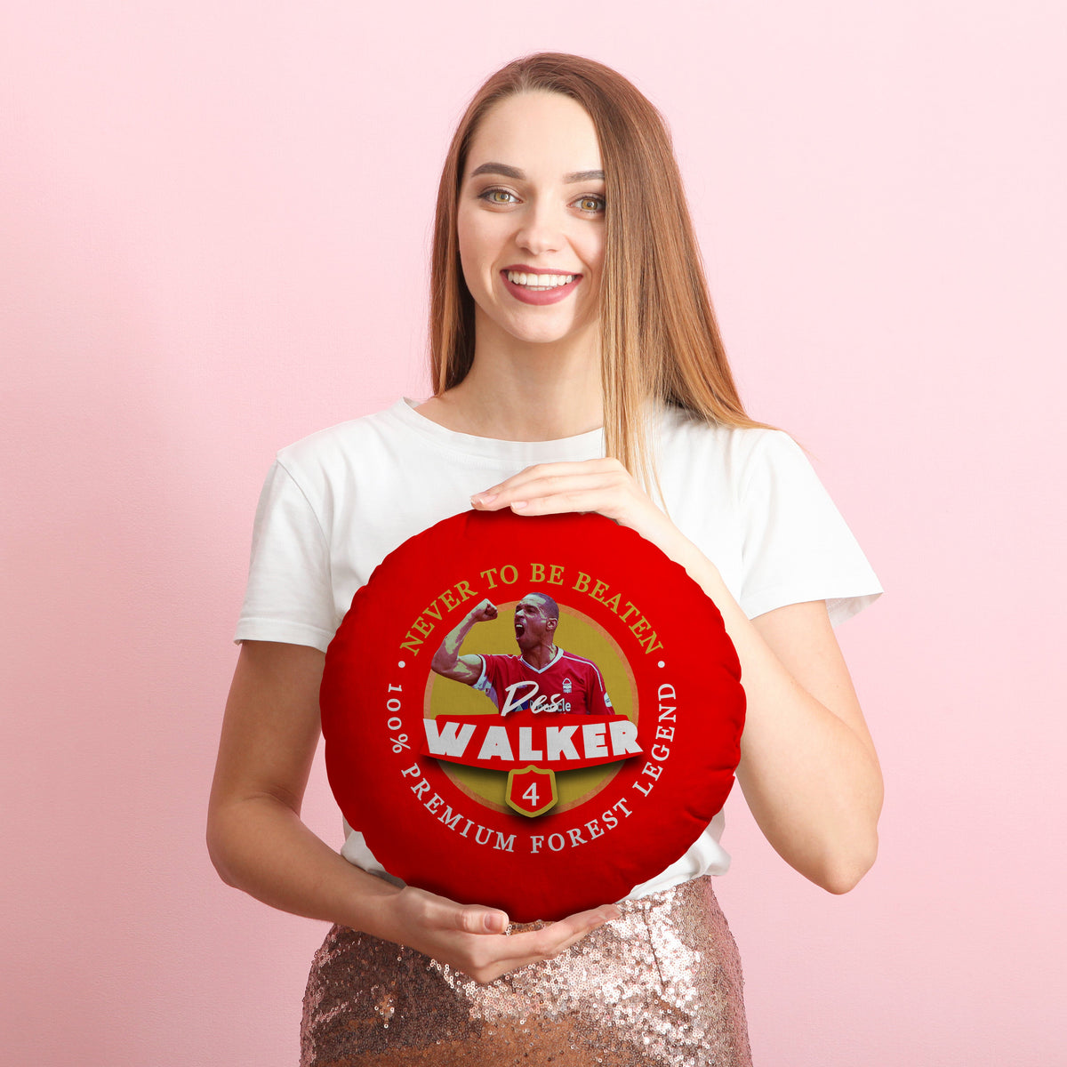 Nottingham Walker - Football Legends - Circle Cushion 14"