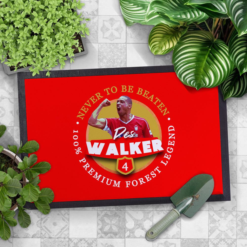 Nottingham Walker  - Football Legends - Door Mat -60cm X 40cm