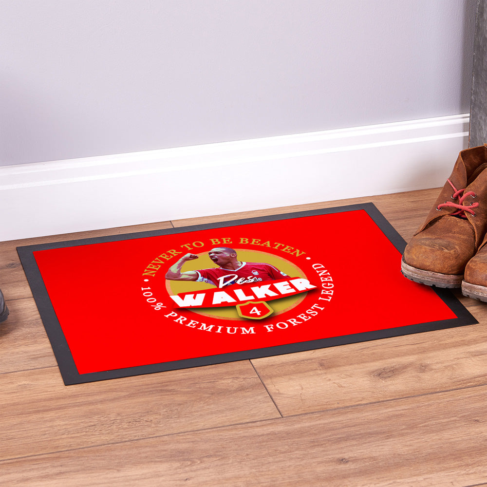 Nottingham Walker  - Football Legends - Door Mat -60cm X 40cm