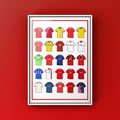 Nottingham Retro Shirts Football Print
