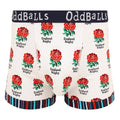 Mens England Rugby Boxer Shorts - Soft Cotton Sports Underwear