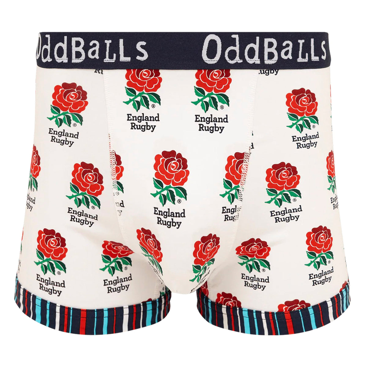 Mens England Rugby Boxer Shorts - Soft Cotton Sports Underwear
