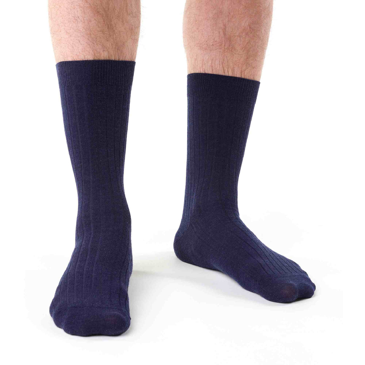 1 Pack Mens Non Elastic Merino Wool Socks