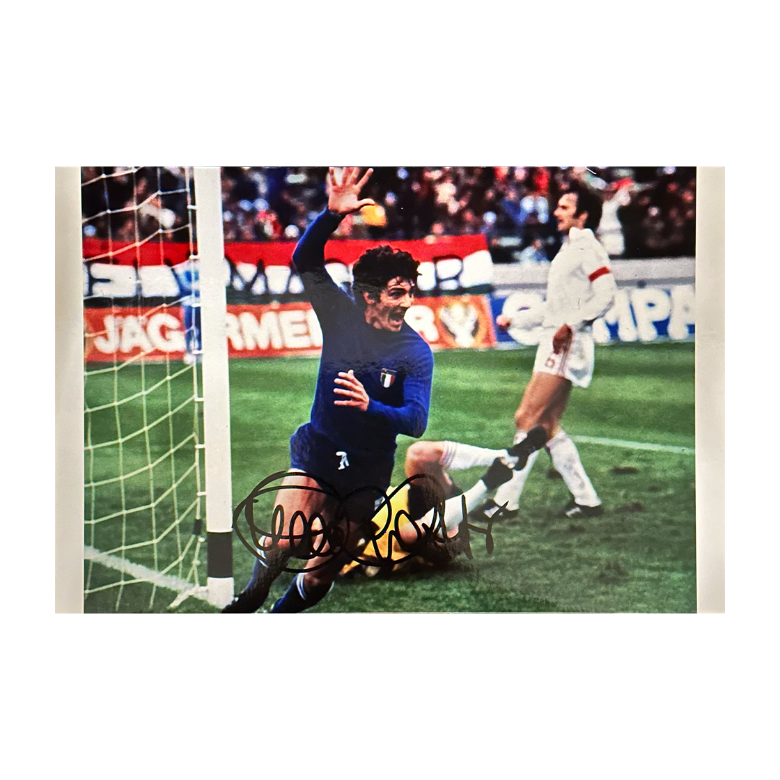 Paolo Rossi Signed Italy 12x8 Photo 3