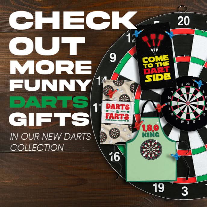 Warning! Sh*t Darts Player - Door Mat - 60cm x 40cm