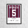 Paul McGrath Legend Stats Print