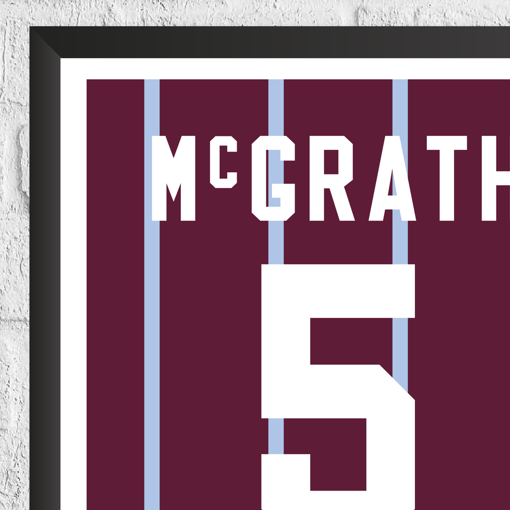 Paul McGrath Legend Stats Print