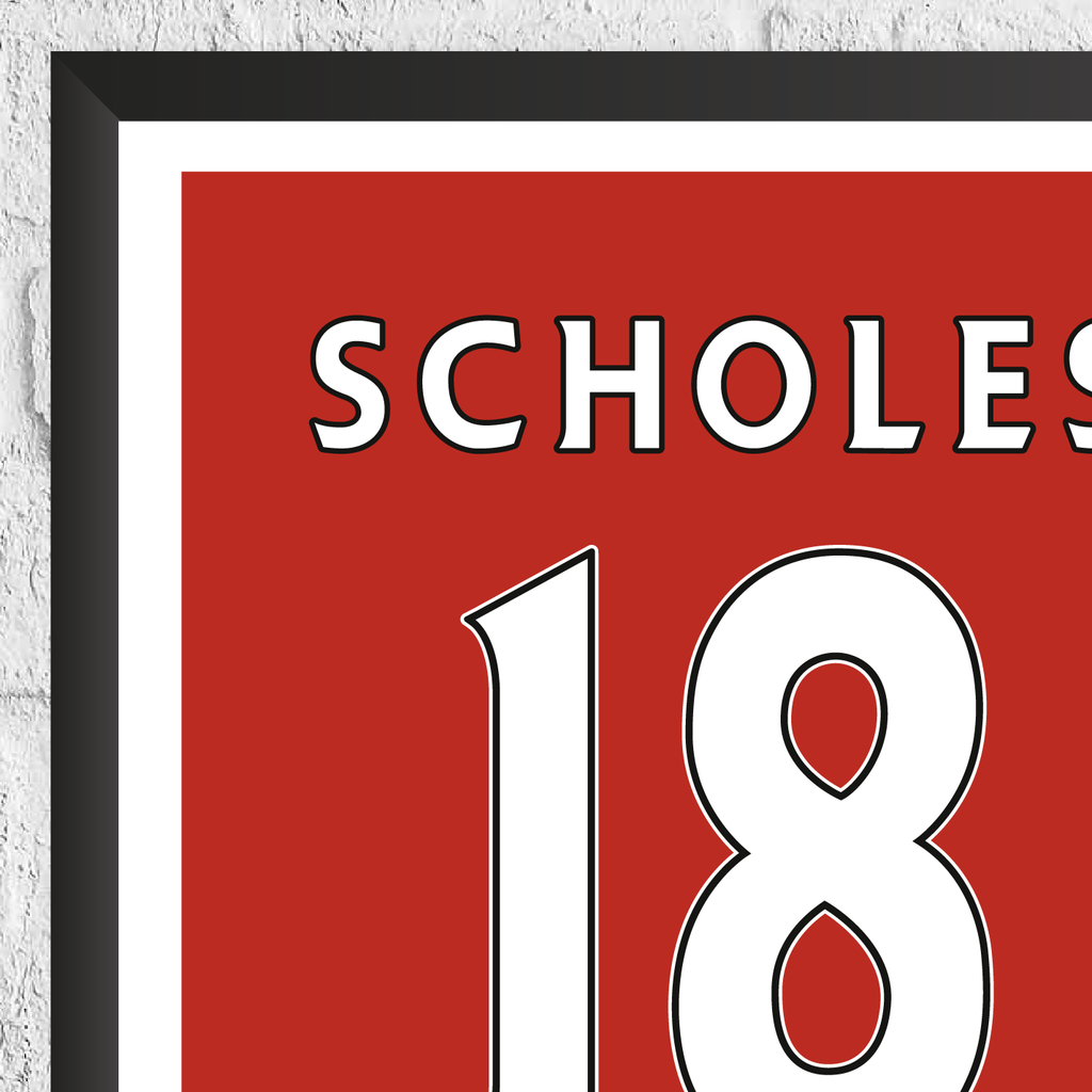 Paul Scholes Legend Stats Print