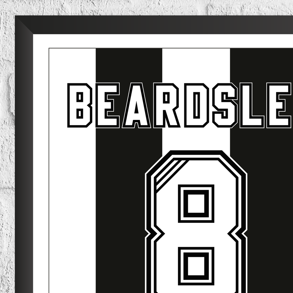 Peter Beardsley Legend Stats Print