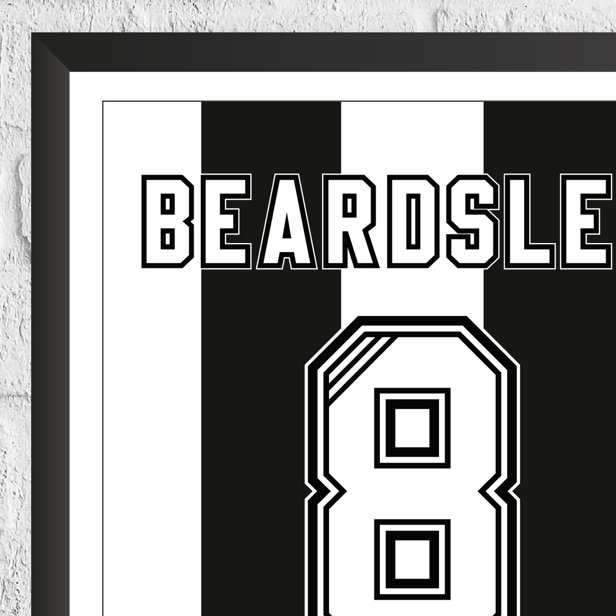 Peter Beardsley Legend Stats Print