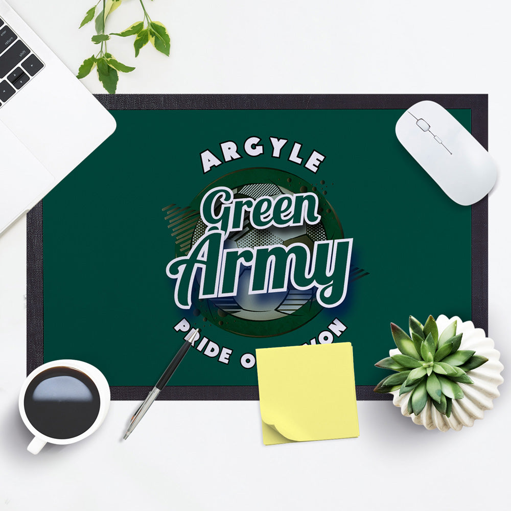 Plymouth Green Army  - Football Legends - Door Mat -60cm X 40cm