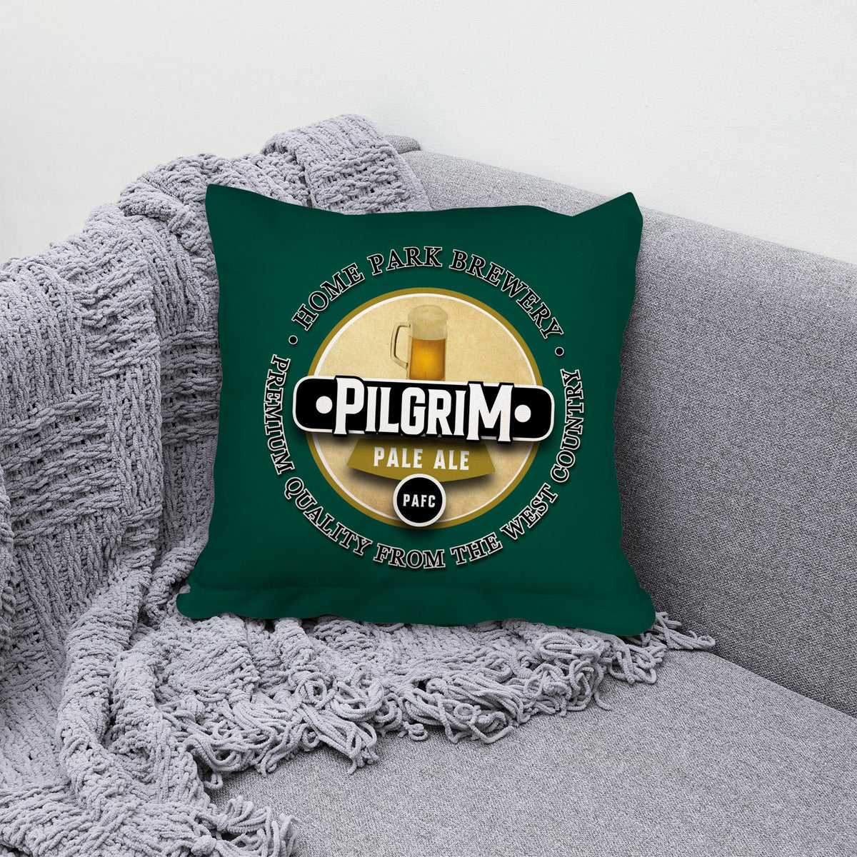 Plymouth Pilgrim - Football Legends - Cushion 10"