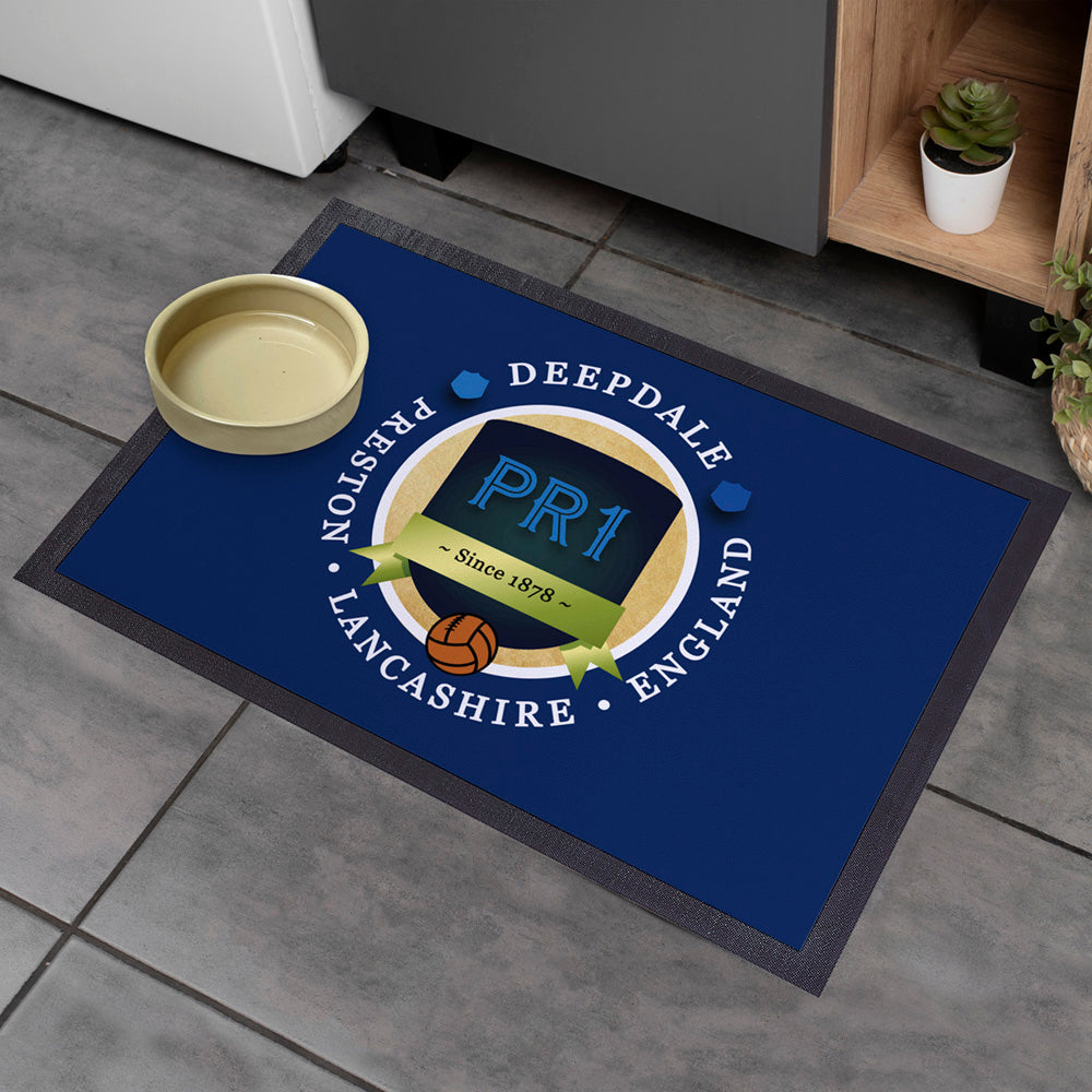 Preston Deepdale  - Football Legends - Door Mat -60cm X 40cm