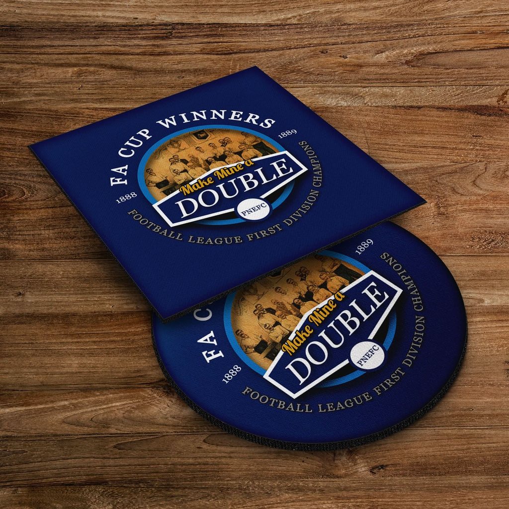 Preston Double - Football Coaster - Square Or Circle