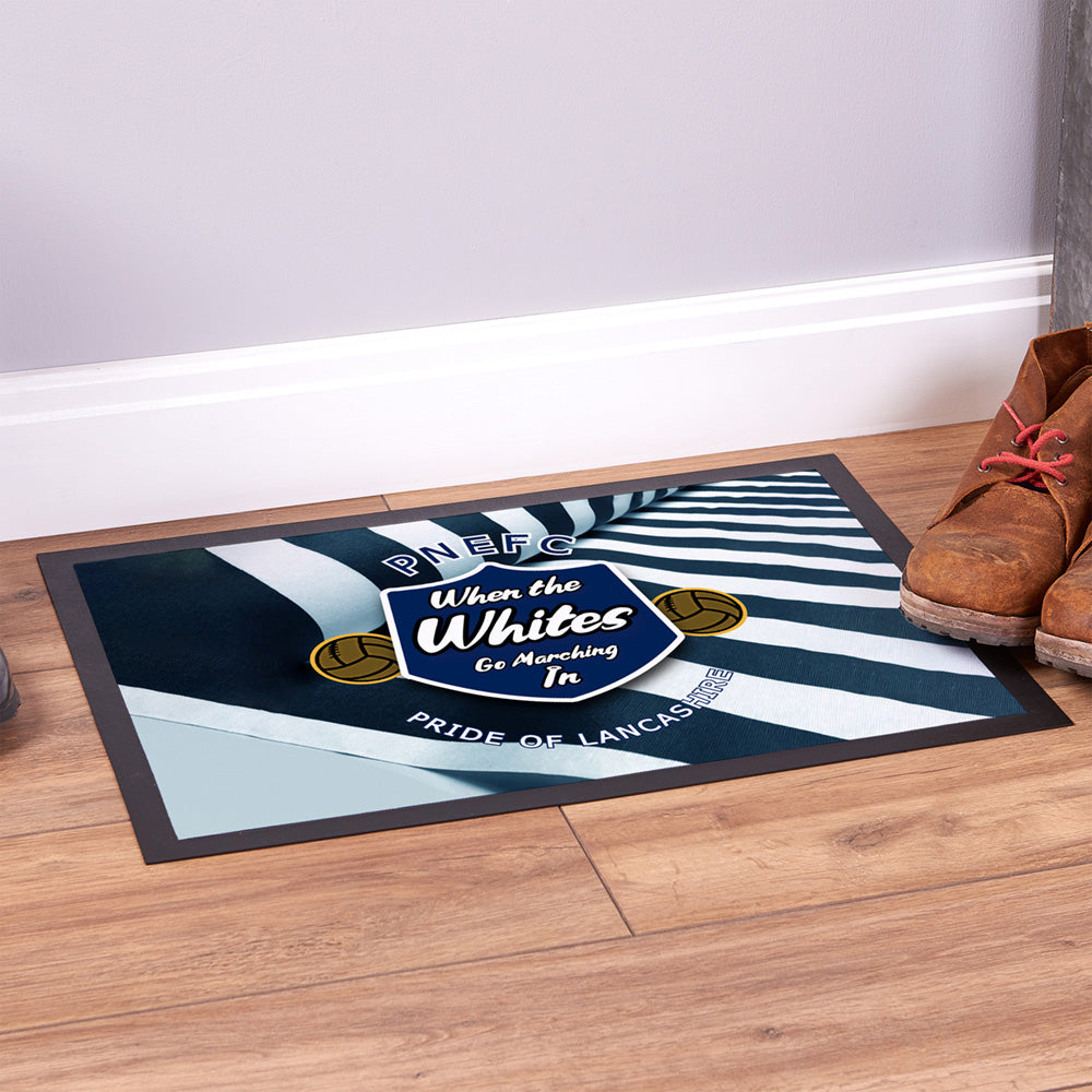 Preston Marching  - Football Legends - Door Mat -60cm X 40cm