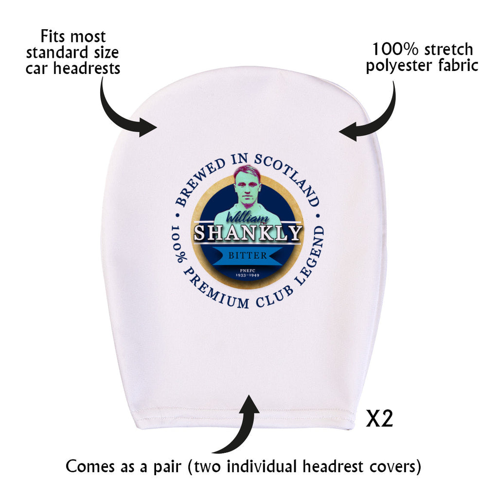 Preston Shankly - Football Legends - Headrest Cover