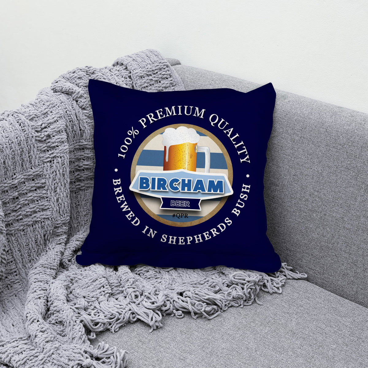 QPR Bircham - Football Legends - Cushion 10"