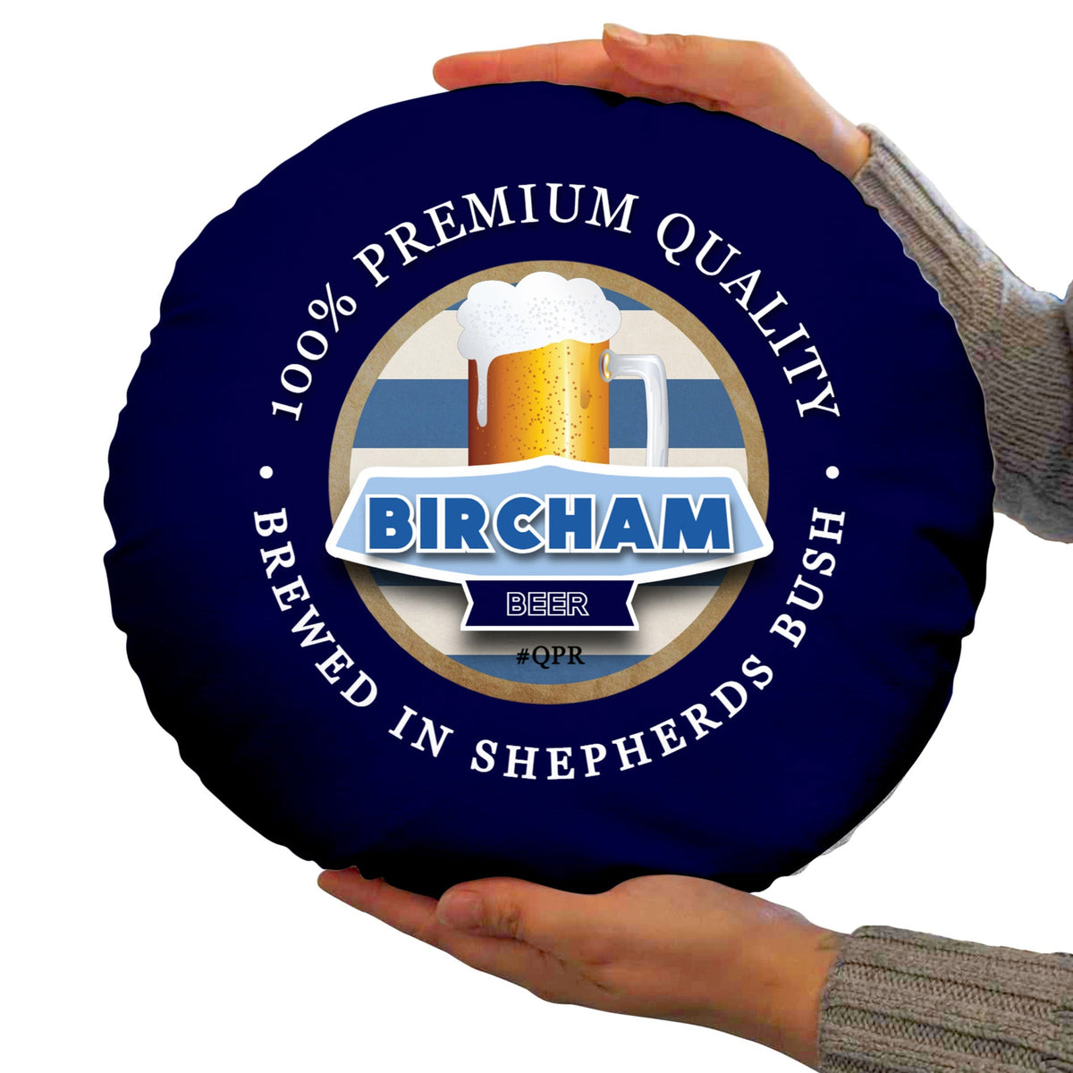 QPR Bircham - Football Legends - Circle Cushion 14"