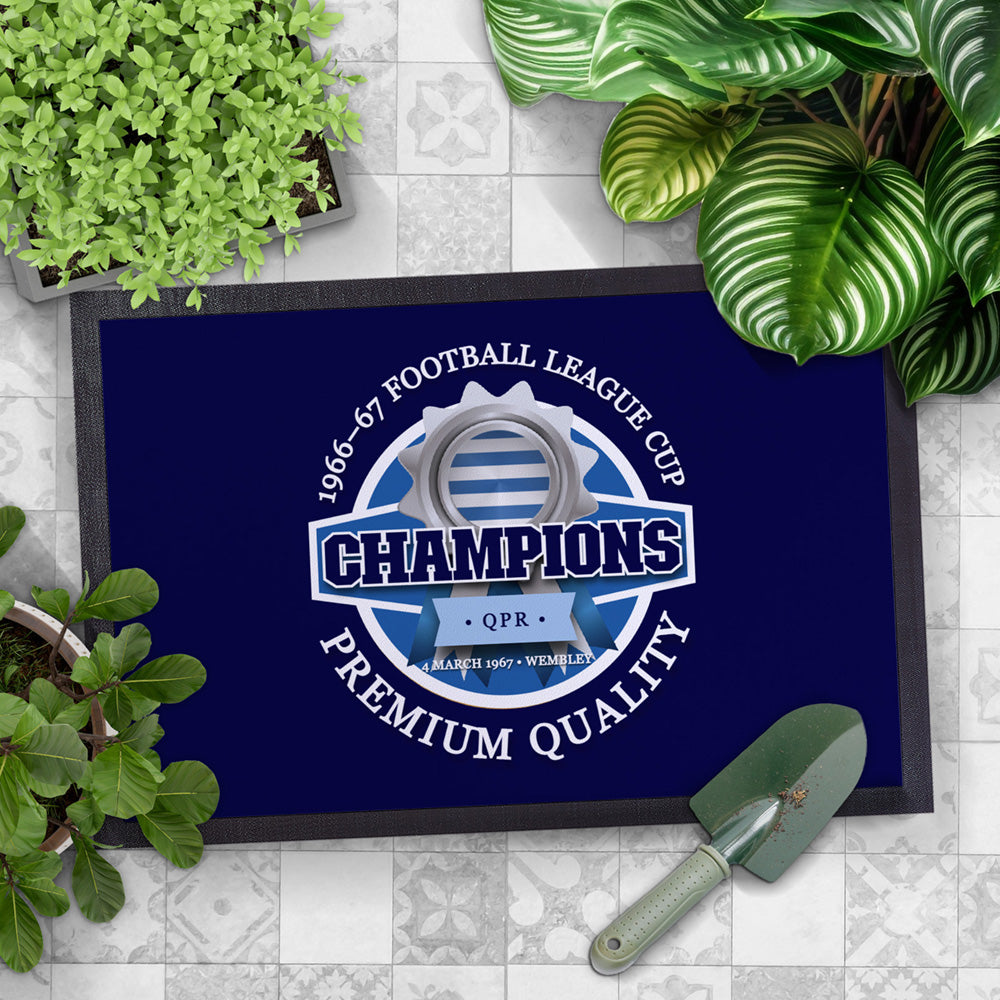 The Hoops CHAMPIONS  - Football Legends - Door Mat -60cm X 40cm