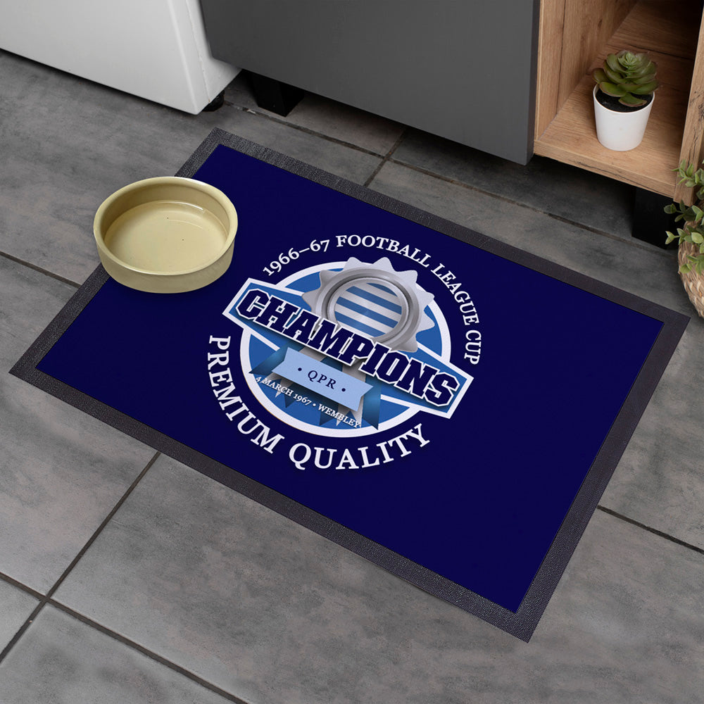 The Hoops CHAMPIONS  - Football Legends - Door Mat -60cm X 40cm