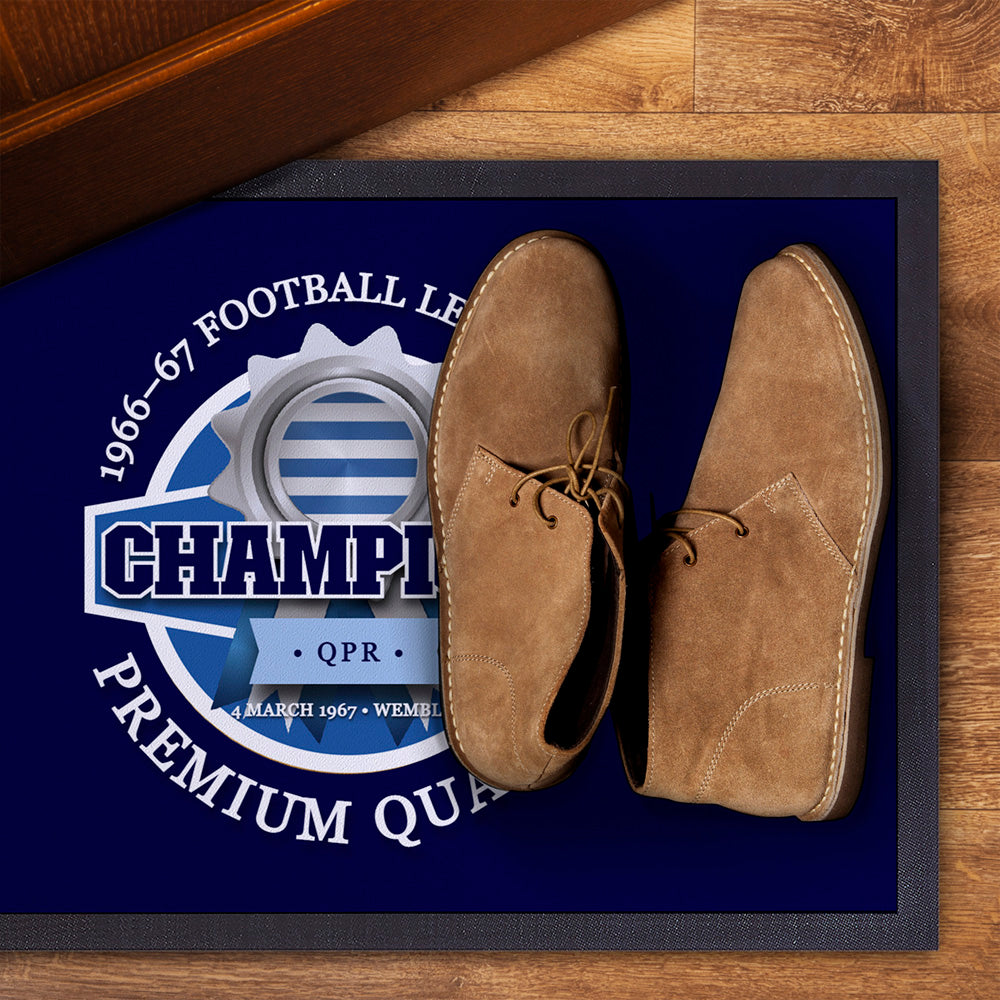 The Hoops CHAMPIONS  - Football Legends - Door Mat -60cm X 40cm