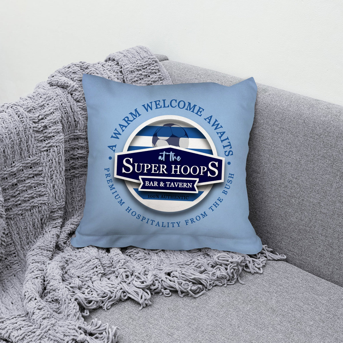 The Hoops SUPER HOOPS - Football Legends - Cushion 10"