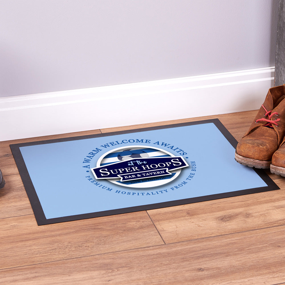 The Hoops SUPER HOOPS  - Football Legends - Door Mat -60cm X 40cm