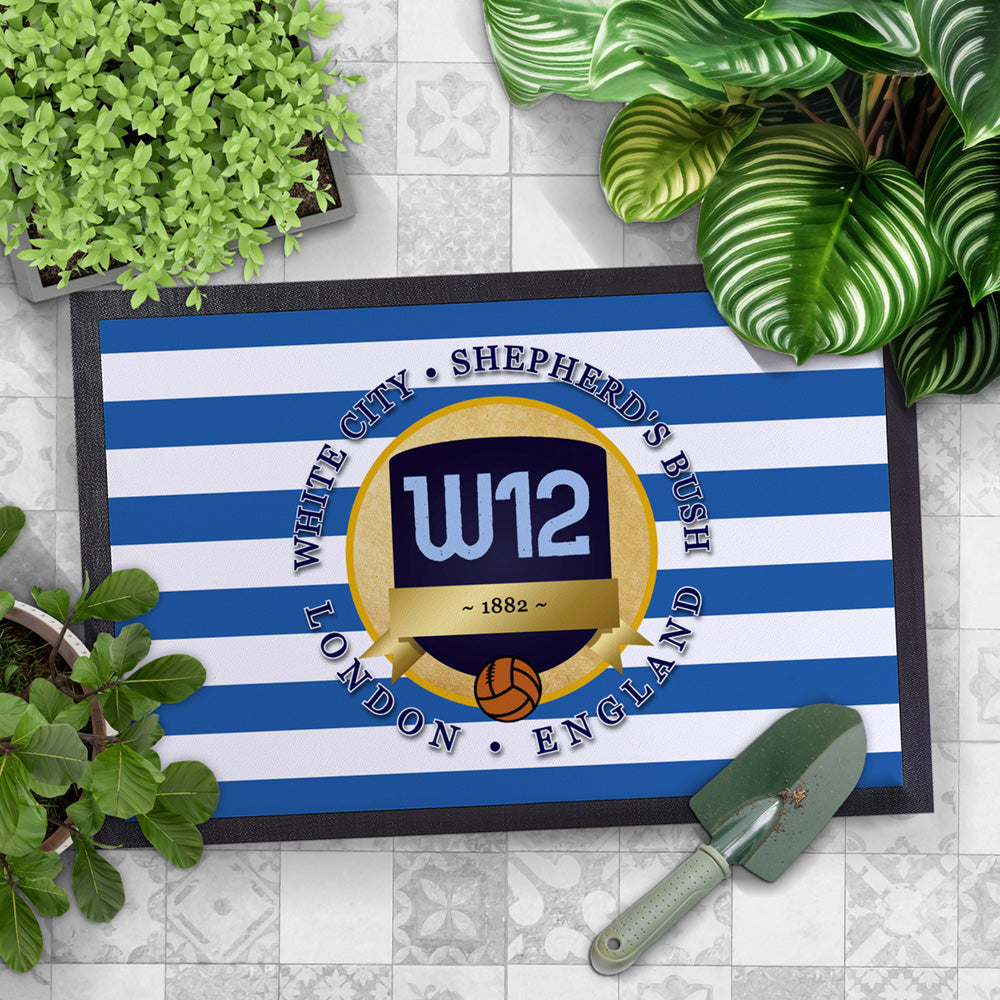 The Hoops W12  - Football Legends - Door Mat -60cm X 40cm