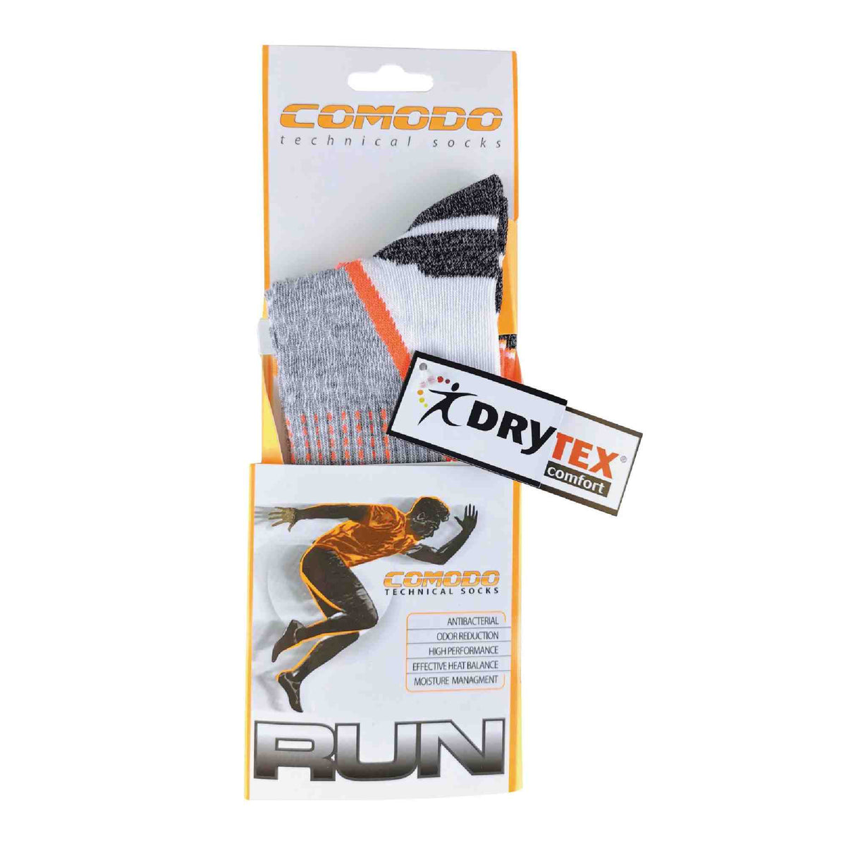 1 Pack Drytex Yarn Arch Support Durable Running Socks