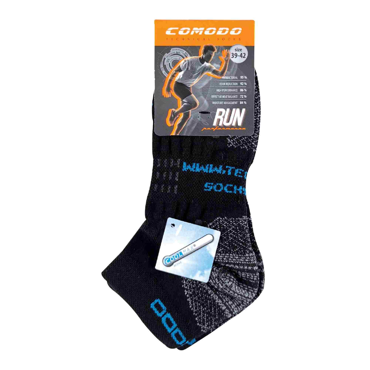 1 Pack Coolmax Thin Ultralight Trainer Running Socks