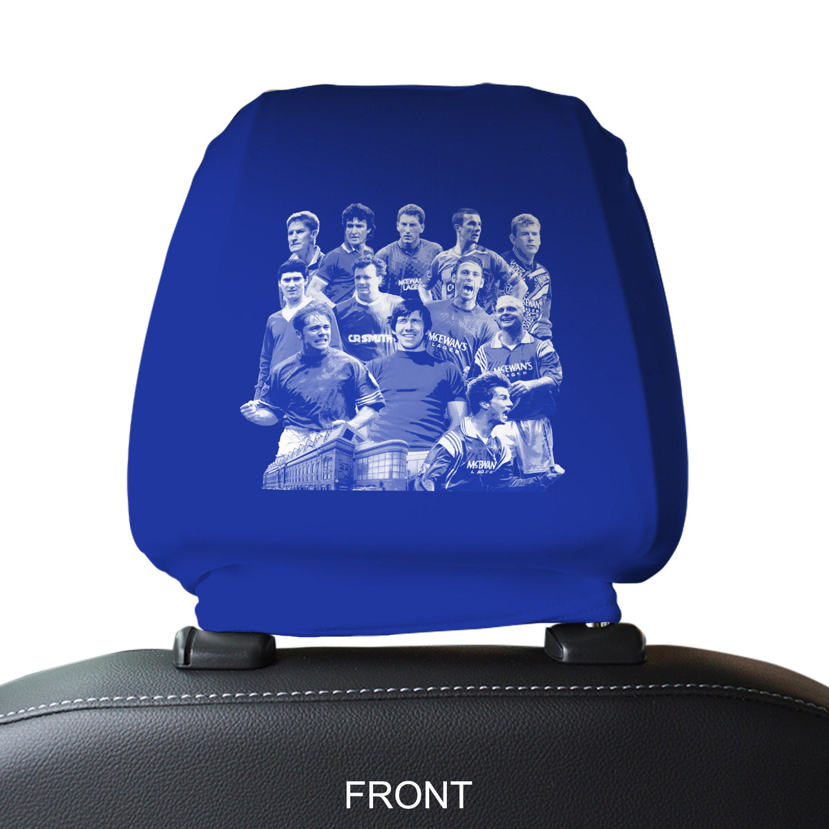 Rangers Montage - Pack of 2 Car Seat Headrest Covers