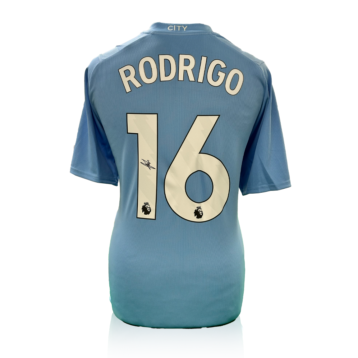 Rodri Signed 23/24 Manchester City Shirt