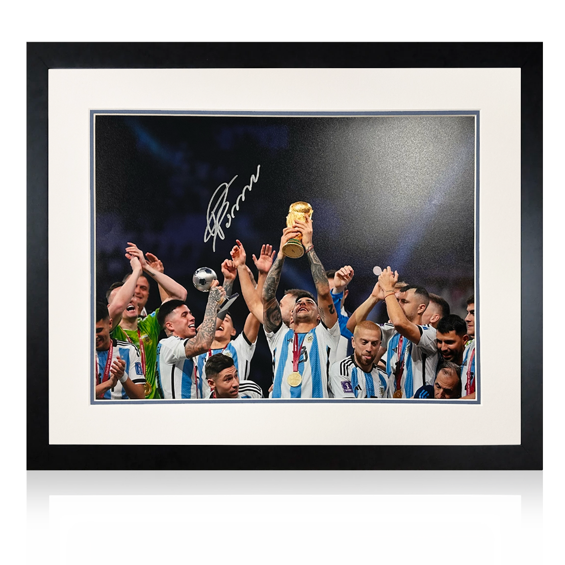 Weekly Auction: Cristian Romero Signed Argentina Deluxe Mount Display