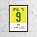 Ronaldo R9 Brazil Legend Stats Print