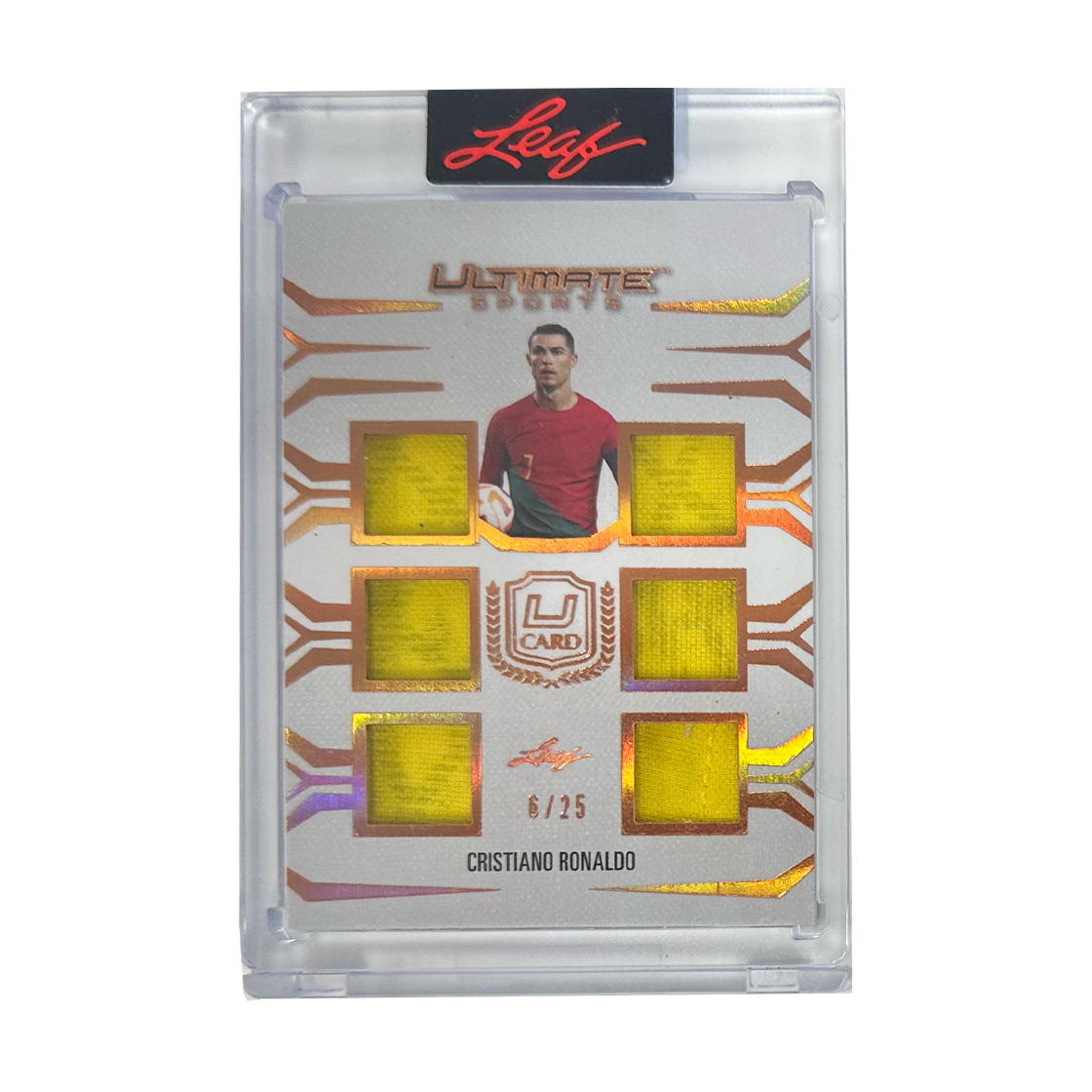 Leaf U Card Cristiano Ronaldo 6/25