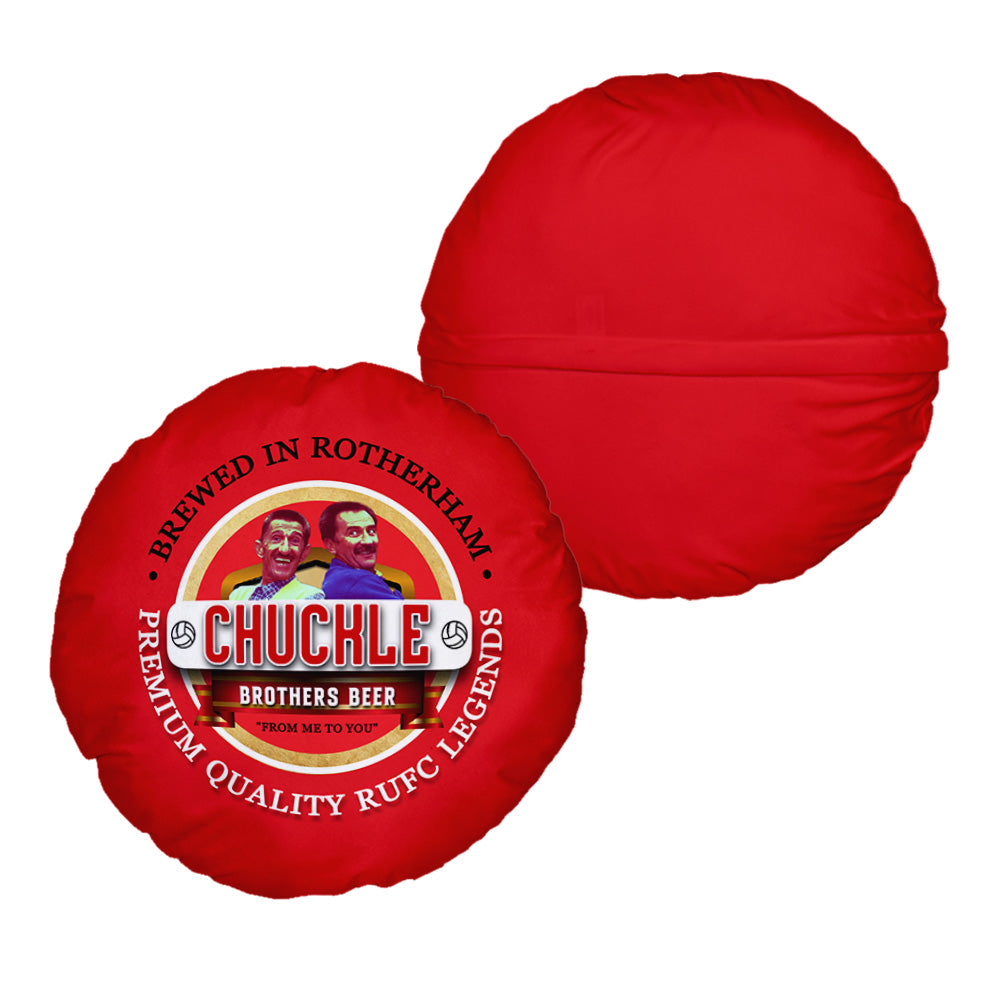 Rotherham Chuckle - Football Legends - Circle Cushion 14"